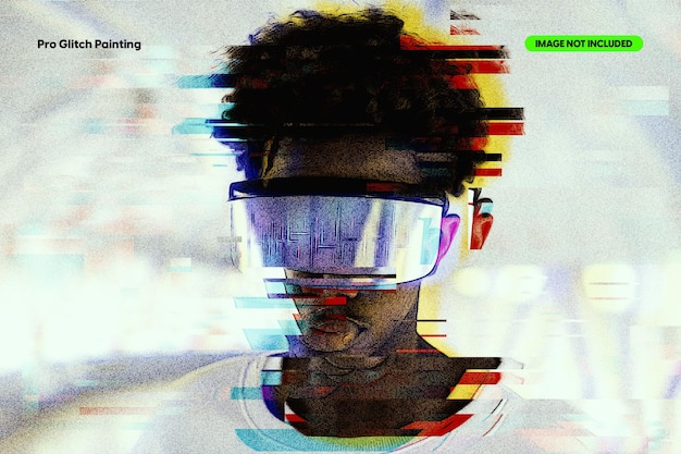 Efekt Fotograficzny Pro Glitch Painting