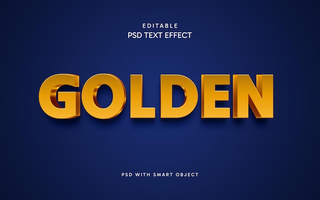 PSD efekt kreatywnego stylu tekstu złotego