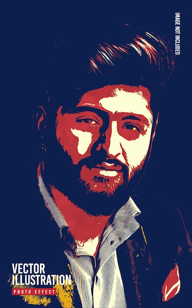 Efekt Photoshopowy ilustracji wektorowej