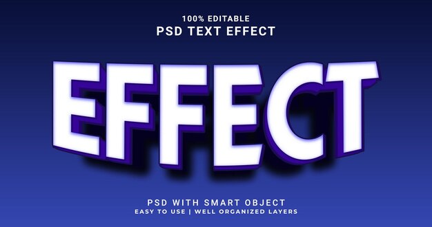 EFEKT PSD Efekt tekstowy 3D w pełni edytowalny w wysokiej jakości