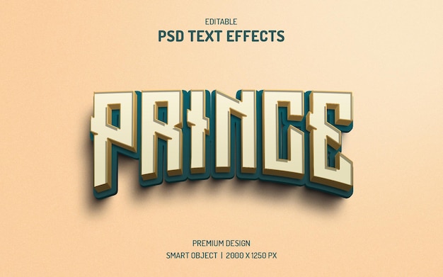PSD efekt retro vintage tekst
