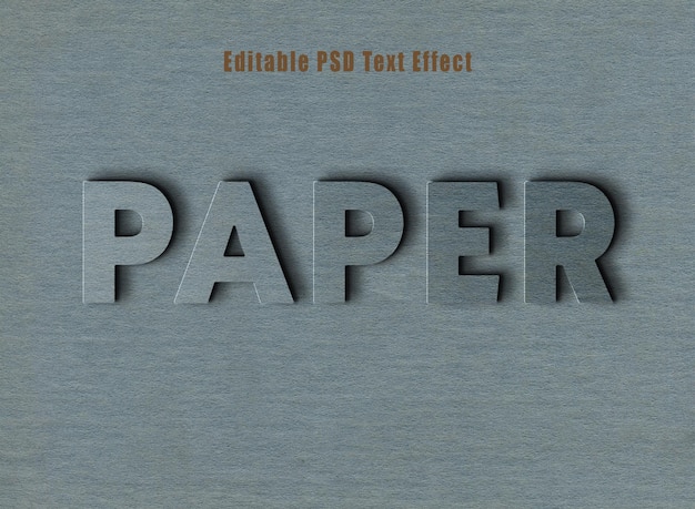 PSD efekt starego tekstu papieru psd efekt stylu tekstu papieru