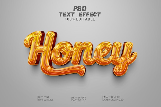 PSD efekt stylu słodkiego tekstu