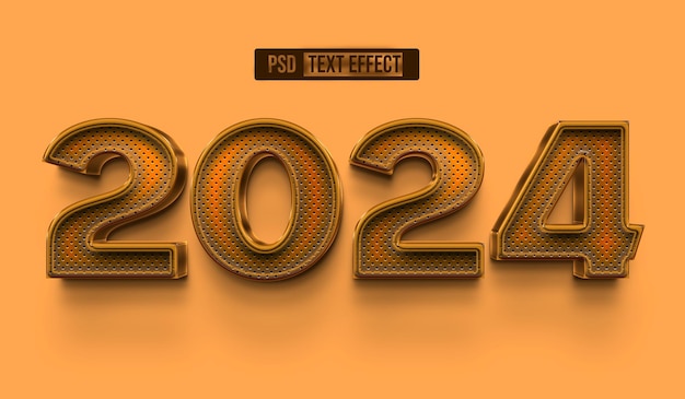 PSD efekt stylu tekstu 2024