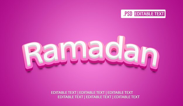 efekt stylu tekstu ramadan