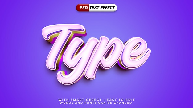 Efekt stylu tekstu typu