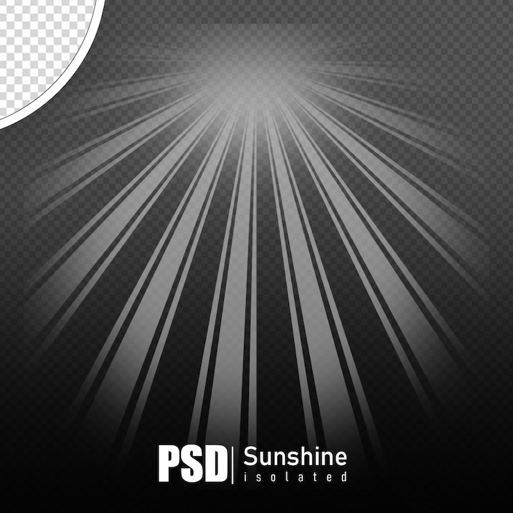 PSD efekt światła wschodu słońca