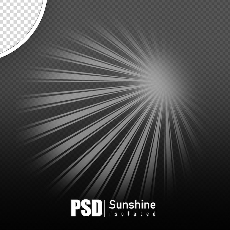 PSD efekt światła wschodu słońca