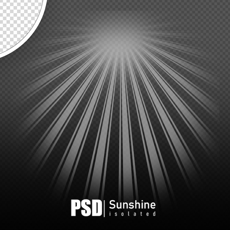 PSD efekt światła wschodu słońca