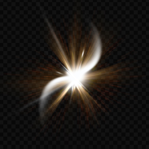 PSD efekt świetlny wybuchu gwiazdy