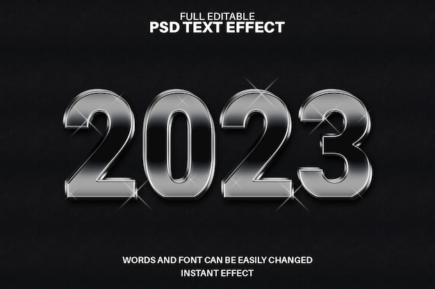 Efekt Tekstowy 3d Nowy Rok