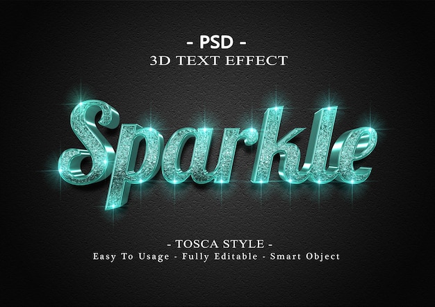 Efekt Tekstowy 3d Tosca Sparkle