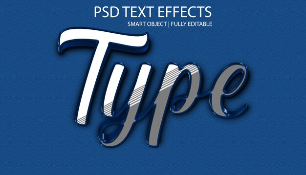 Efekt tekstowy 3d typu PSD