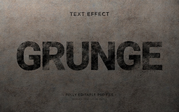 Efekt tekstowy grunge