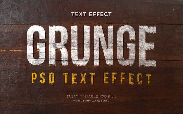 Efekt tekstowy grunge