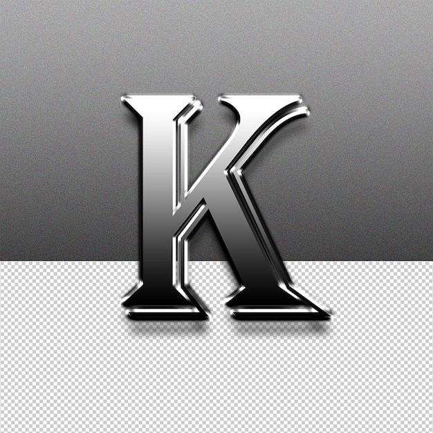 Efekt tekstowy litery K