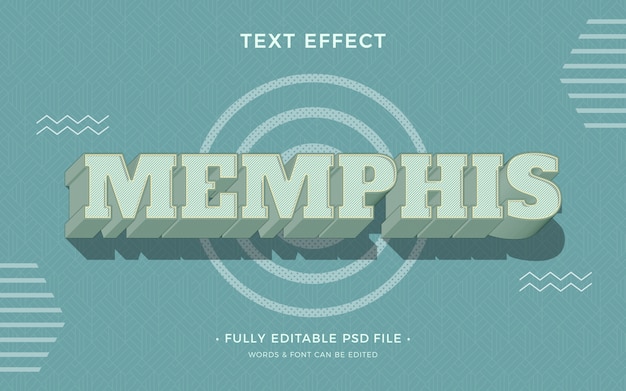 Efekt Tekstowy Memphis