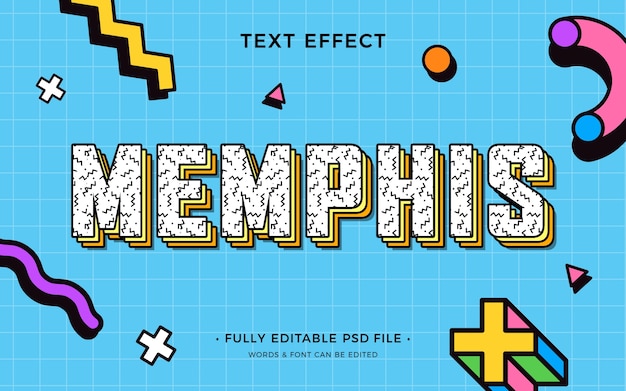 Efekt Tekstowy Memphis