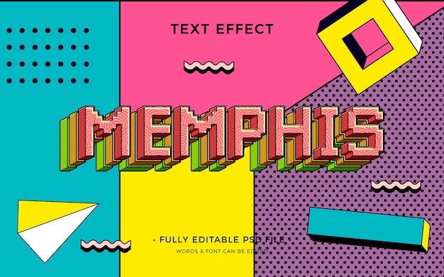 Efekt Tekstowy Memphis