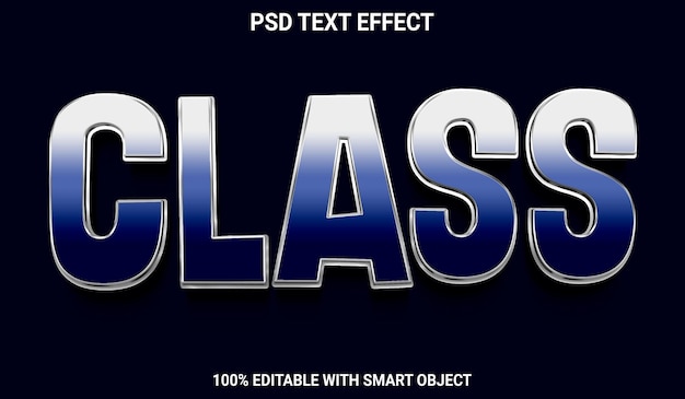 Efekt tekstowy premium klasy PSD