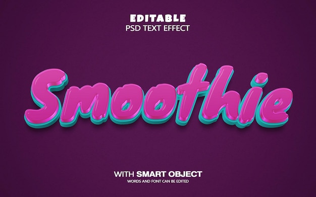 Efekt Tekstowy Smoothie