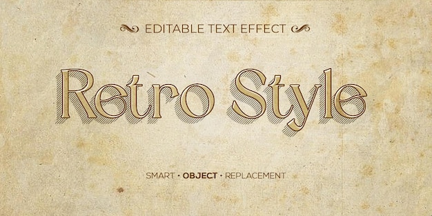 Efekt Tekstowy W Stylu Retro