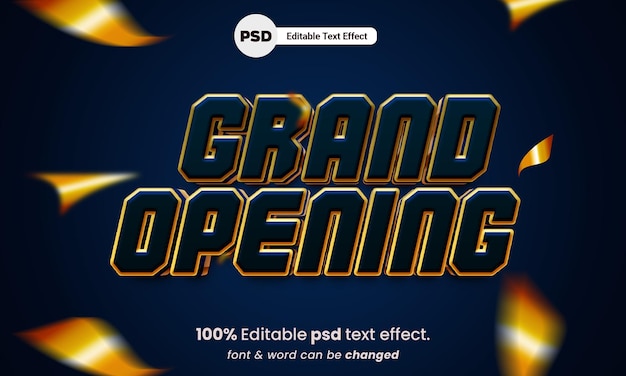 PSD efekt tekstu 3d do edycji