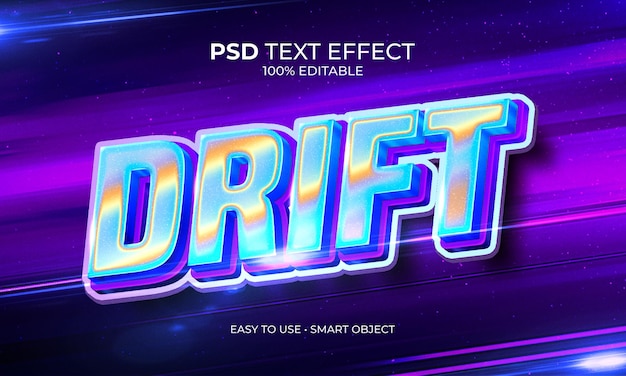 EFEKT TEKSTU DRIFT 3D