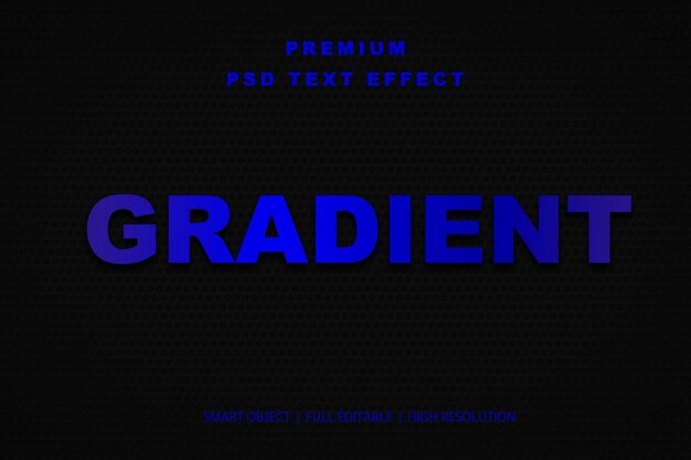 Efekt tekstu edytowalnego z gradientem