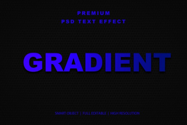 Efekt tekstu edytowalnego z gradientem