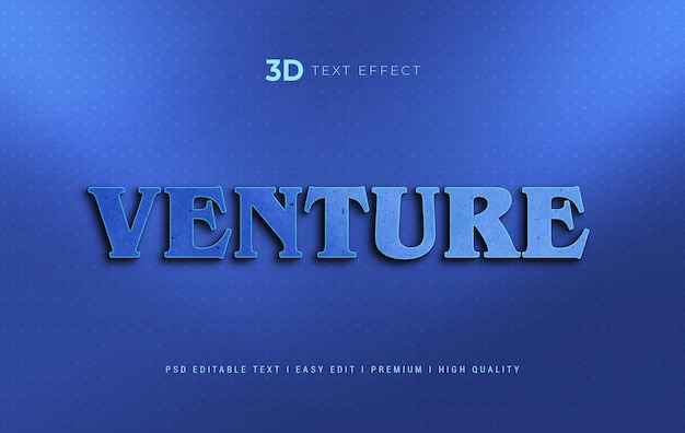 Efekt tekstu Venture 3D