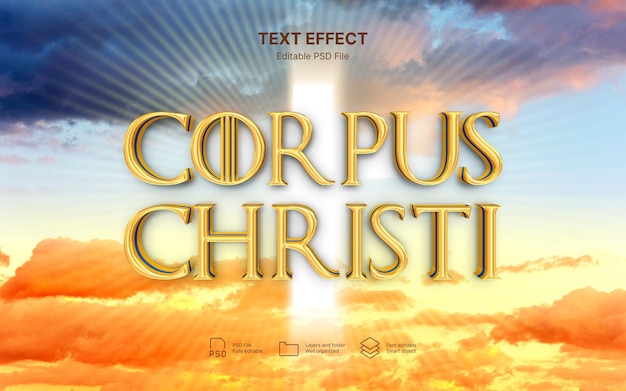 Efekt tekstu z dnia Corpus Christi