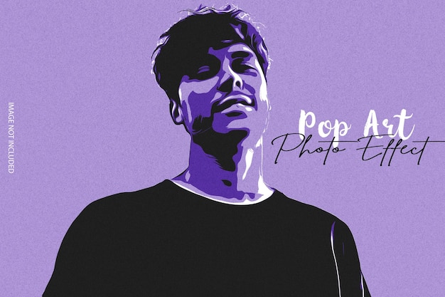 Efekt zdjęć pop art