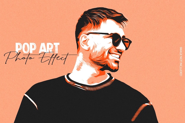 Efekt zdjęć pop art
