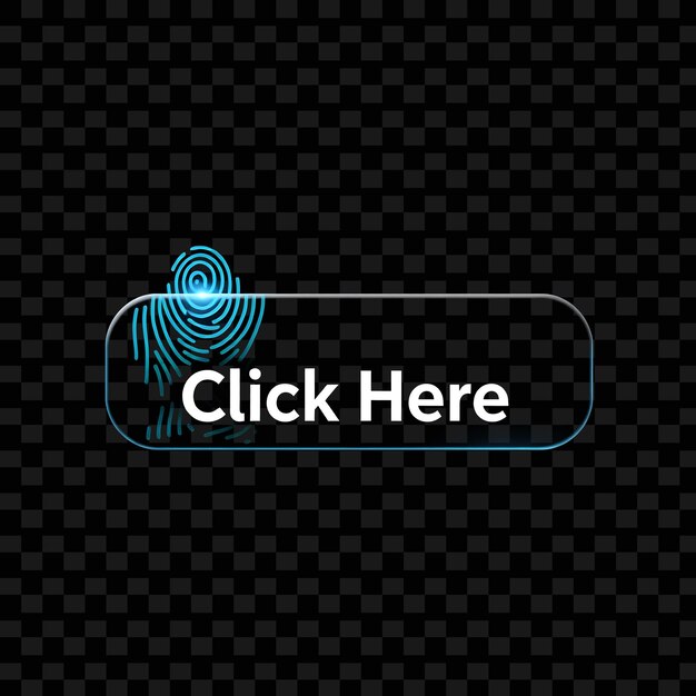 Effect Click Here in Biometric Scan Style Fingerprint Patterns That Animate on Hover Highlighted
