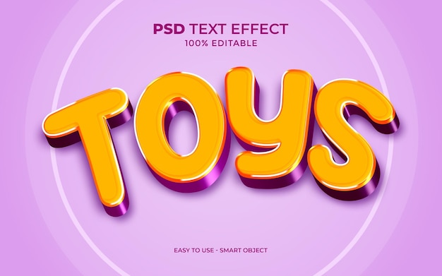 PSD effect text