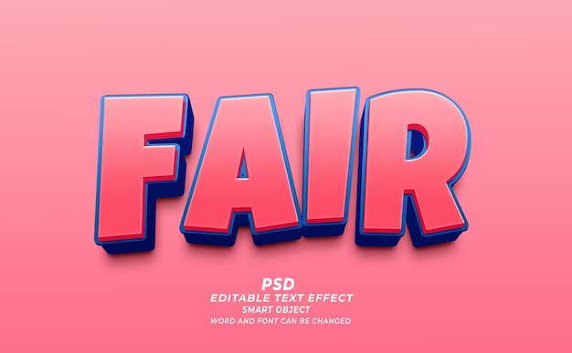 Effect van 3D-tekst