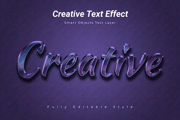 Effect van creatieve tekst