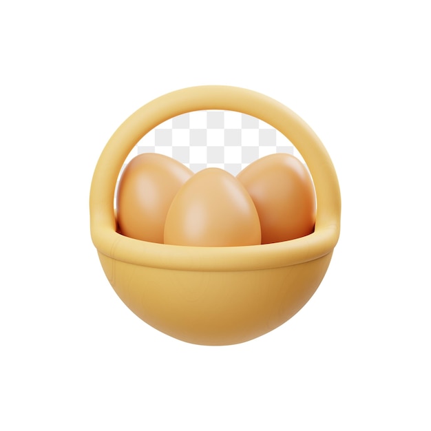 Egg 3D Icon