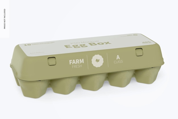 Egg box mockup