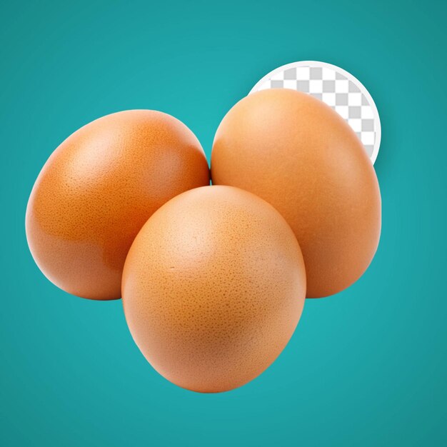 PSD egg carton isolated on transparent background