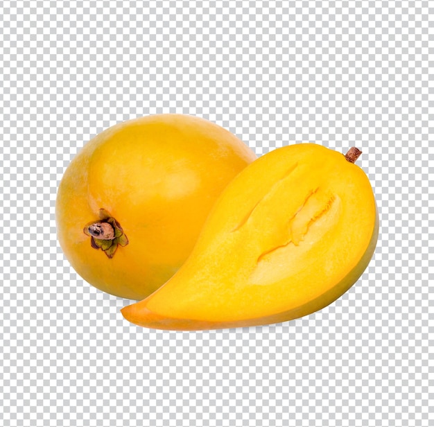 PSD Яичный фрукт canistel желтый сапоте pouteria campechiana kunth baehni изолированный premium psd