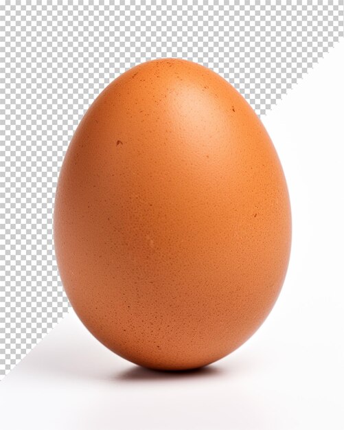 PSD egg isolated on transparent background