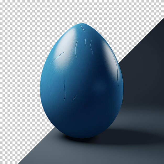 PSD egg isolated on transparent background