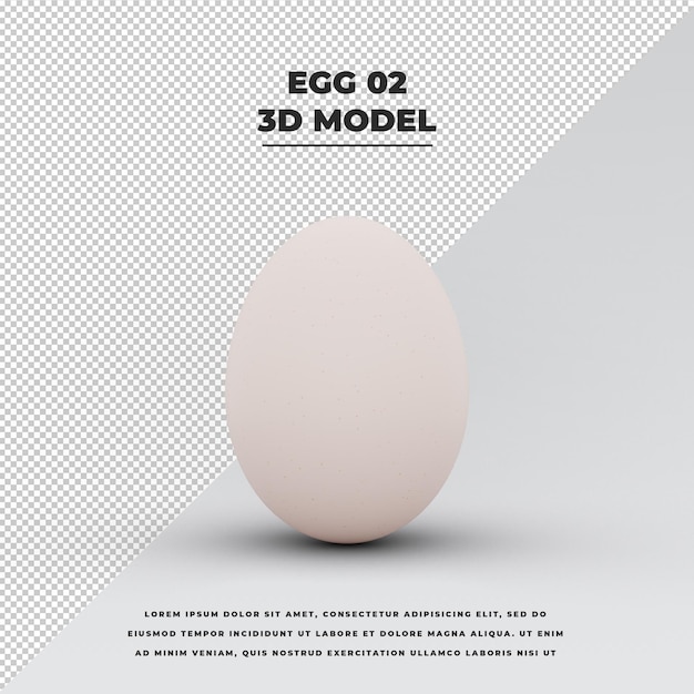 PSD egg isolated