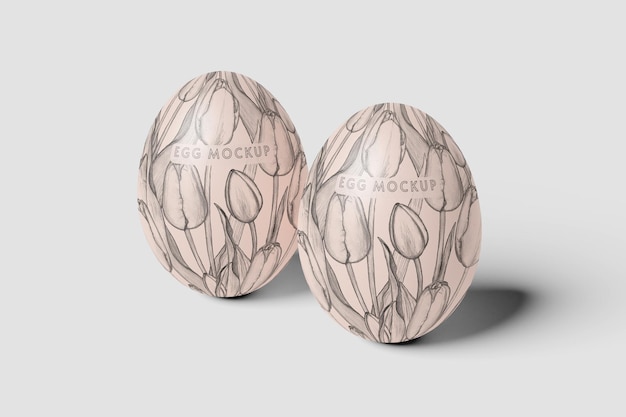 egg mockup