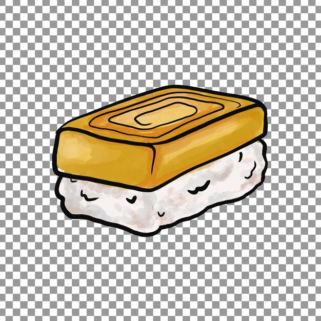 PSD egg sushi