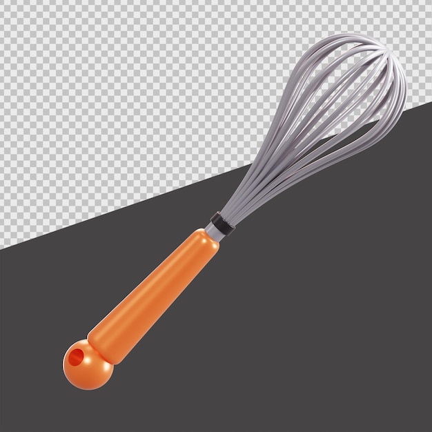 Egg whiskers 3d kitchen illustrations