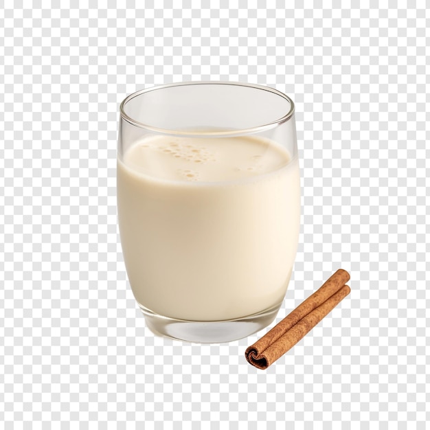 Eggnog isolated on transparent background