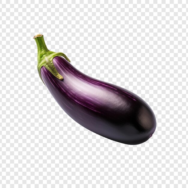 PSD aubergine isolata su uno sfondo trasparente